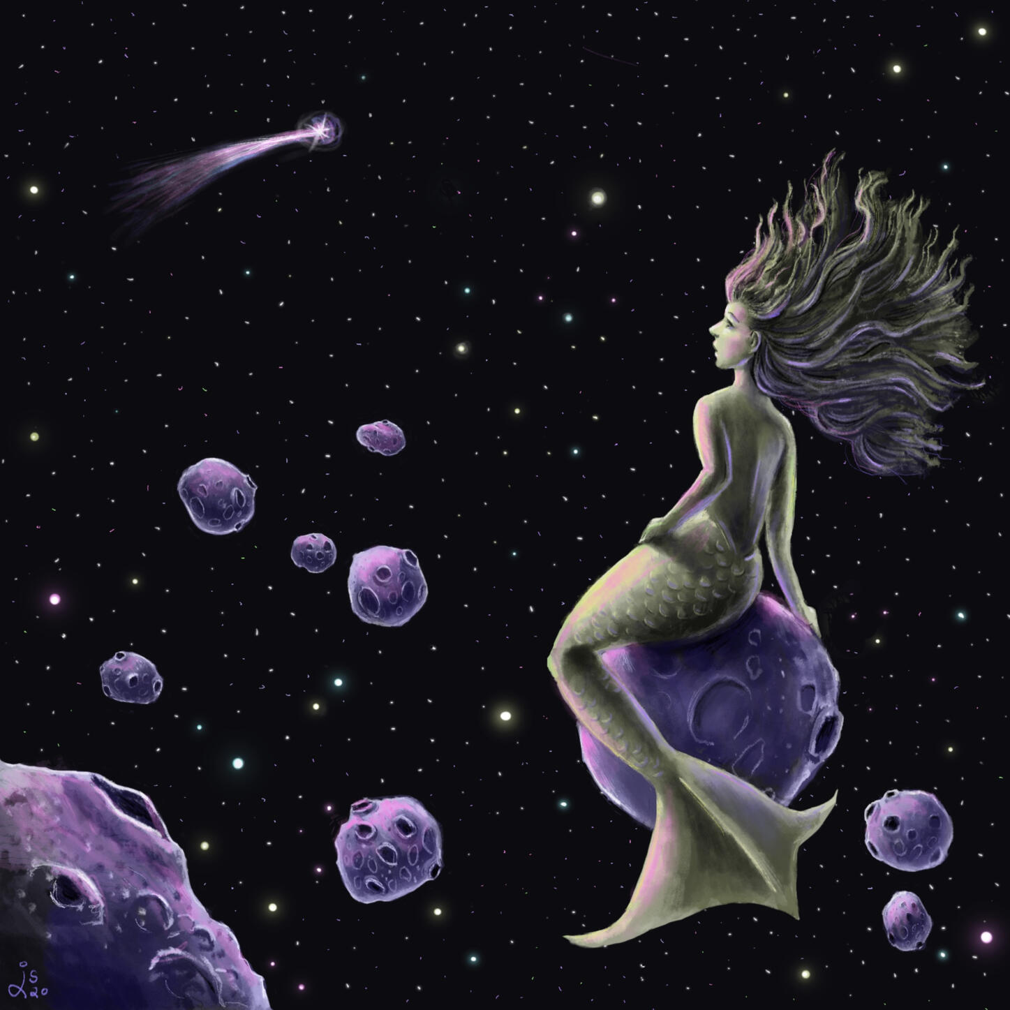 Space Mermaid (Procreate)