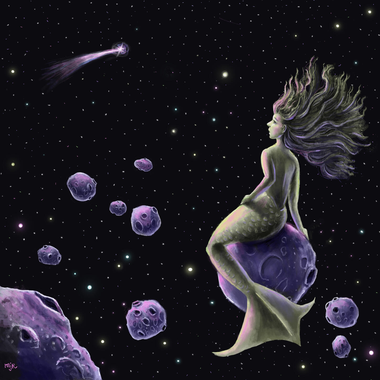 Space Mermaid (Procreate)
