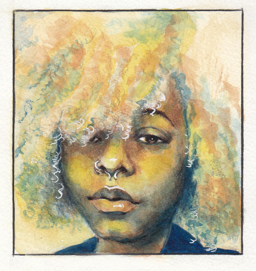 Sylvia (watercolors)