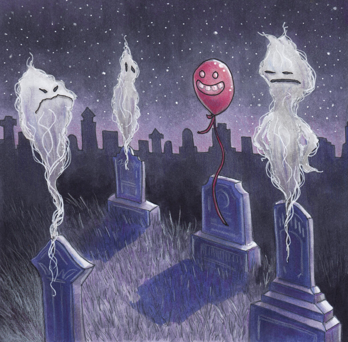 The Wannabe (markers & colored pencils)