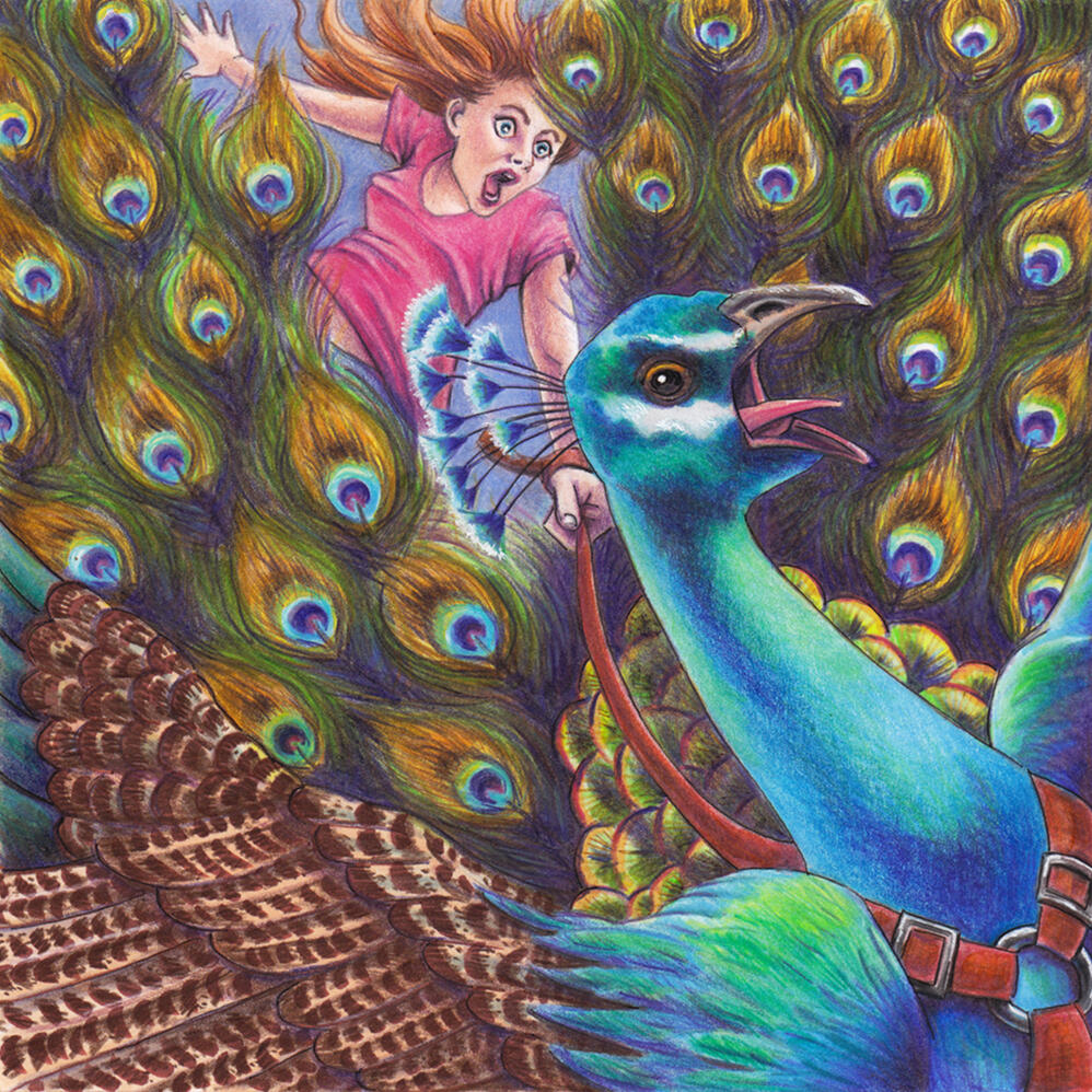 Walkies (colored pencils)