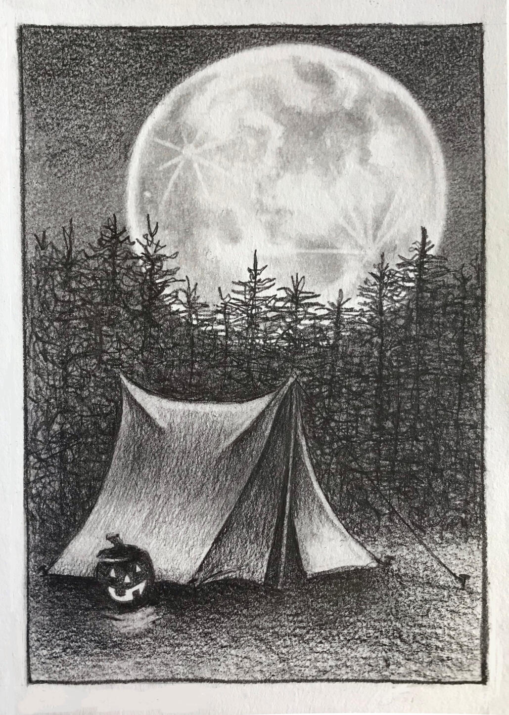 Halloween Camp Out (pencils)