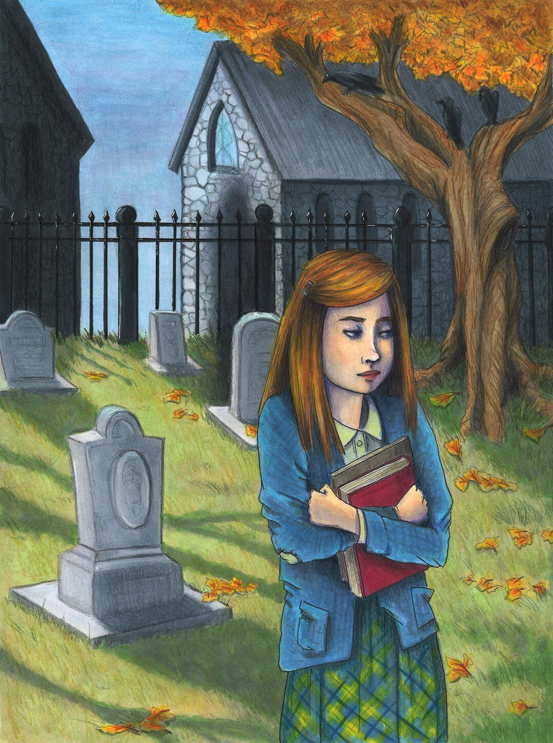 Shadows (markers & colored pencils)